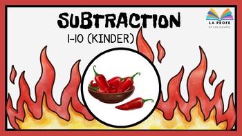 Preview of Bundle SUBTRACTIONS 1-10 - ALL KINDER COMBINATIONS