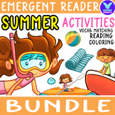 Bundle SUMMER - Emergent Reader Activities Kindergarten NO