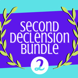 Bundle: Second Declension Worksheets and Practice Activiti