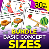 Bundle Sizes " Basic Concepts ", Printable Task Cards and 