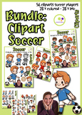 Bundle: Soccer cliparts | Illustrations | commercial use |