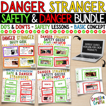 Preview of Stranger Danger Social Story Safety Awareness & Life Skills for Child Protection