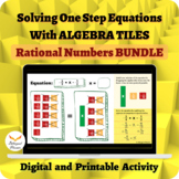 Bundle | Solving One Step Equations with Algebra Tiles Rat