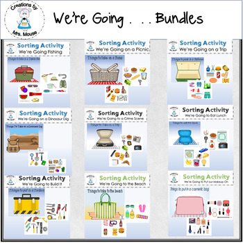 Preview of Bundle - Sorting - We're Going to , , ,