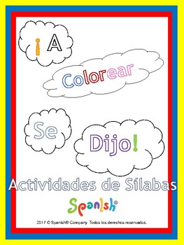 Preview of Syllable Segmentation & Awareness (Bundle: English & Spanish Versions)