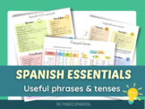 Spanish Essentials Bundle | Useful Phrases | Tenses