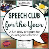 Bundle: Speech Club ALL YEAR (Articulation for Older Students)
