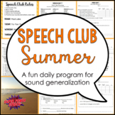 Speech Club Summer (Articulation for Older Students)