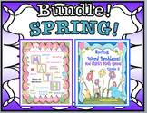 Bundle Spring Math Word Problems Printables Task Cards Game
