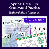 Bundle! 5x spring-theme crossword puzzles. Great research 