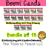 Bundle Boom™ Cards St Patrick's Day Add Subtract Movables 