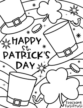 St.Patrick's Day Coloring Pages Adults Graphic by KDP INTERIORS MARKET ·  Creative Fabrica