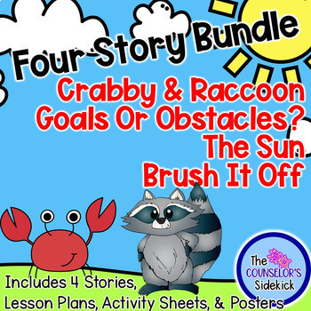 Preview of Bundle - Story Lessons to Teach Self-Regulation, Kindness, Love, & Goal Setting