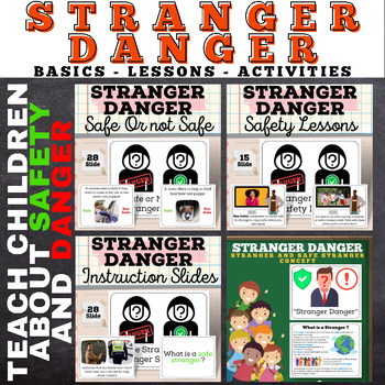 Preview of Bundle Stranger Danger : Basic Concept, Safety Lessons and Activities