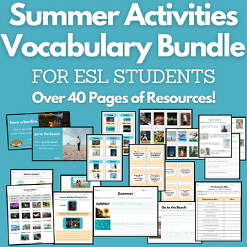 Preview of Bundle: Summer Activities for High School and Adult ESL / EFL / ESOL