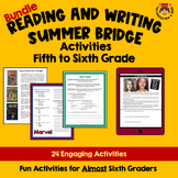 Preview of Bundle: Summer Bridge 5th to 6th Reading Comprehension, Grammar