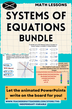 Preview of Bundle: Systems Of Equations