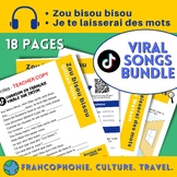 Bundle: TIKTOK VIRAL French songs Worksheets (Patrick Wats