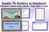 Bundle: TN Territory to Statehood- Slides, Notes, Foldable