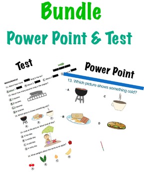 Preview of Bundle: Test, Power Point: Questions for 1st ITBS Terranova or similar Test
