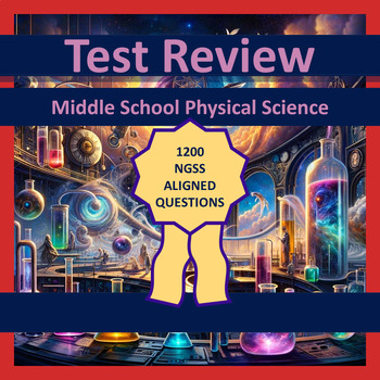 Preview of Bundle: Test Review | Middle School Physical Science | 1200 Questions