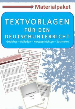 Preview of Bundle: Texts for German lessons - Texte für den Deutschunterricht