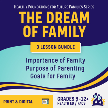 Preview of Bundle - The Dream of Family Unit - Health & FACS