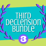 Bundle: Third Declension Worksheets and Practice Activitie