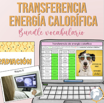 Preview of Bundle Transferencia de energía calorífica vocabulario