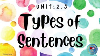 Preview of Bundle- Unit 2.3: Heroes- Types of Sentences and Punctuation Marks