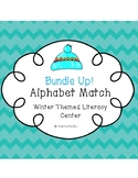 Bundle Up! Alphabet Match-- Winter Literacy Center