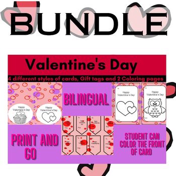 Preview of Bundle: Valentine cards| Tags| Labels| Toppers| February Newsletter