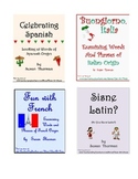 VOCABULARY Bundle: Fun with Spanish, Italian, French, and 