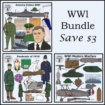 Preview of Bundle: WWl Clip Art