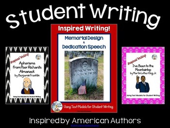 Preview of Bundle: Writing with Mentor Texts - American Authors