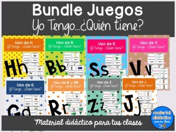 Preview of Las letras, Yo tengo... J, H, C, V, B, R, RR, G, S, Z-lengua- ortografía-Spanish