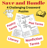 Bundle and Save Crossword Puzzles: Language Arts (Gifted a