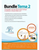 Bundle de 6 Clases Listas de Español. Tema 2