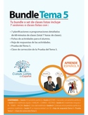 Bundle de 7 Clases Listas de Español. Tema 5