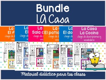 Preview of Descripciones de LA CASA, escritura, vocabulario- Spanish descriptions resources