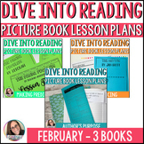 Bundle for February Picture Book Lesson Plans - Sequence, 