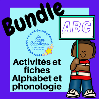 Preview of Bundle french Alphabet games and worksheets phonologie fiches et jeux
