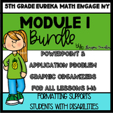 Bundle grade 5 math Module 1  PowerPoint & Application pro