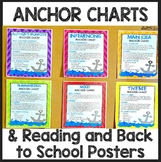 10 Back to School Posters and Interactive Reading Anchor Charts