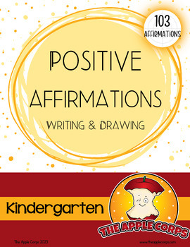 Preview of Bundle of 100+ Positive Affirmations Posters and 100 Handwriting Drawing Pages