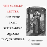 Bundle of 12 SAT Reading Bell Ringers The Scarlet Letter C