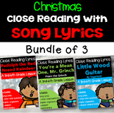 Christmas Close Reading Using Lyrics {Bundle of 3}