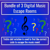 Bundle of 3 Digital Escape Rooms! (Google Slides)