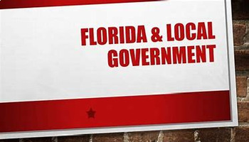 Preview of Bundle of 3 - Florida State & Local Government - Tutorial, PP & Vocabulary