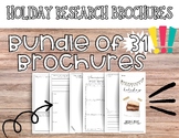 Bundle of 31 Holiday Research Brochures